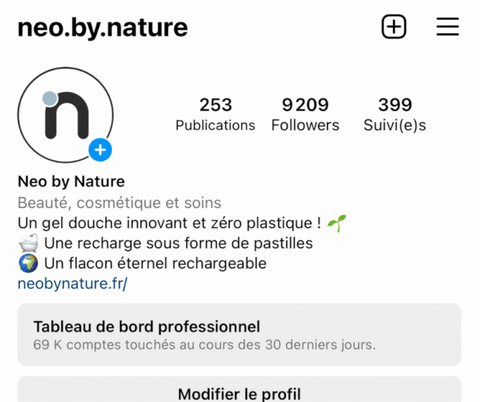 Neo by nature sur les reseaux sociaux
